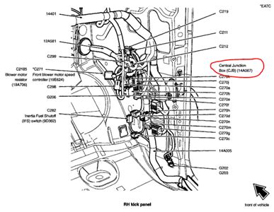 ford galaxy central junction box|2004 f150 central junction box.